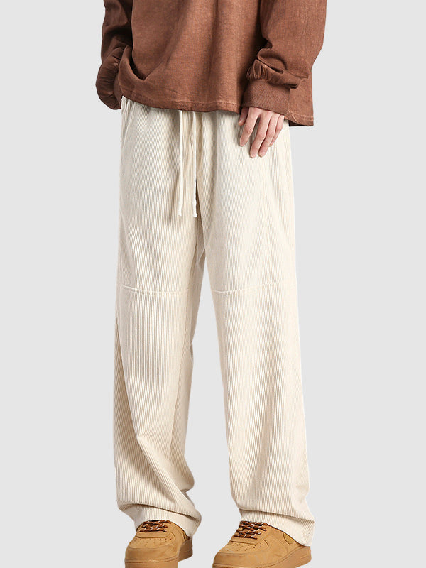Spodnie casualowe sztruksowe – stylizacja dzienna