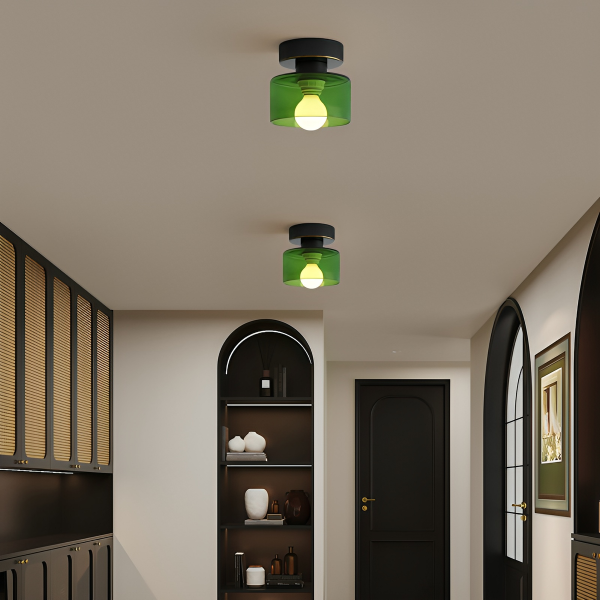 Bauhaus Nowoczesny Reflektor Sufitowy – Elegancki Design Złote Wykończenie Reflektor Sufitowy 3