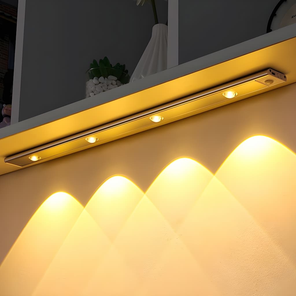 Bezprzewodowa Lampa LED z Czujnikiem Ruchu – Energooszczędne Oświetlenie do Schodów i Szaf | Łatwa Instalacja i Regulowane Barwy Światła 7