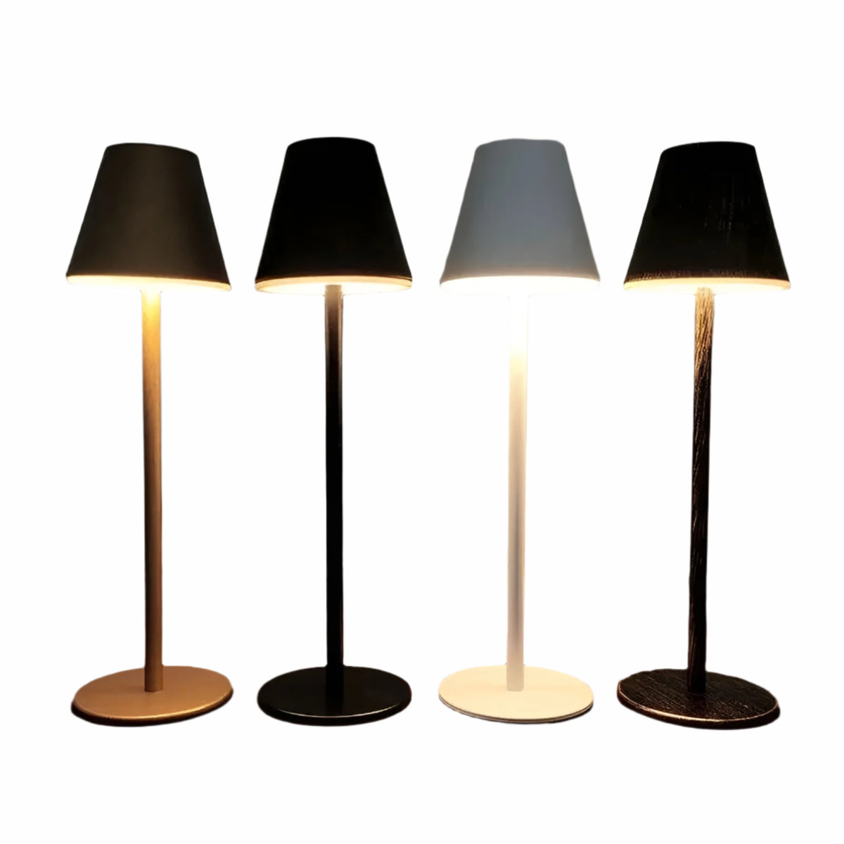 Bezprzewodowa lampa LED z aluminium – Elegancki design, 28 godzin świecenia, idealna do wnętrz i na zewnątrz