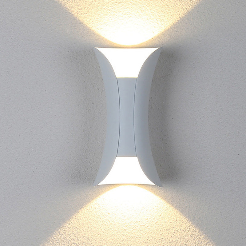 Lampa ścienna LED – widok boczny