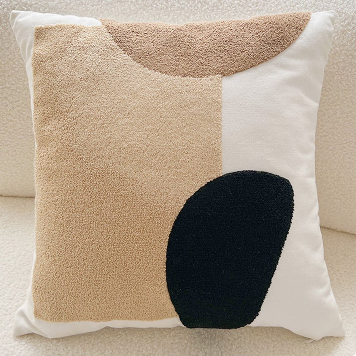 Poszewka na poduszkę 45x45 cm z ukrytym zamkiem – detal zapięcia