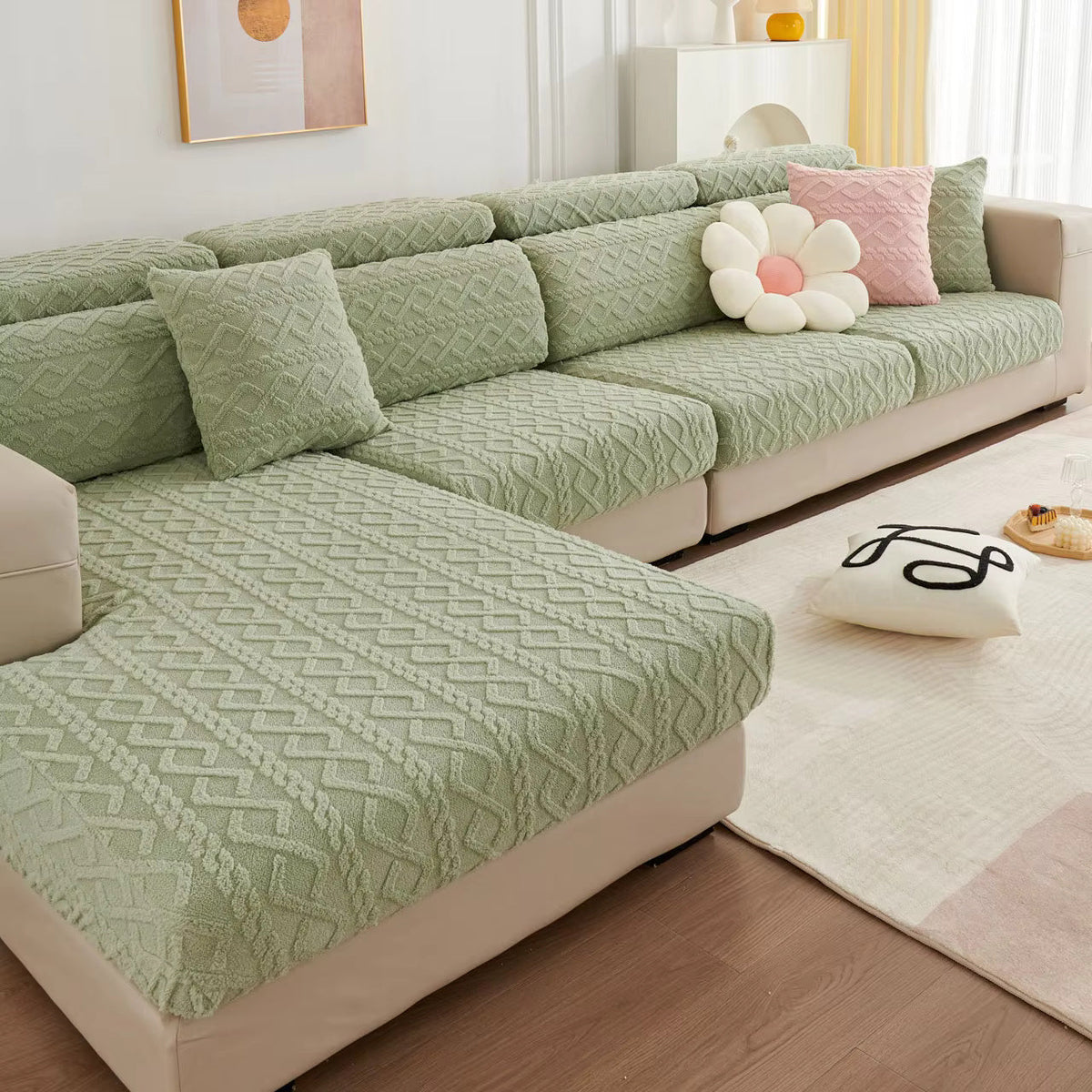 Czarna Narzuta na Sofę Coverfect – Elegancka Aksamitna Ochrona Przed Zabrudzeniami Narzuta na Sofę 3