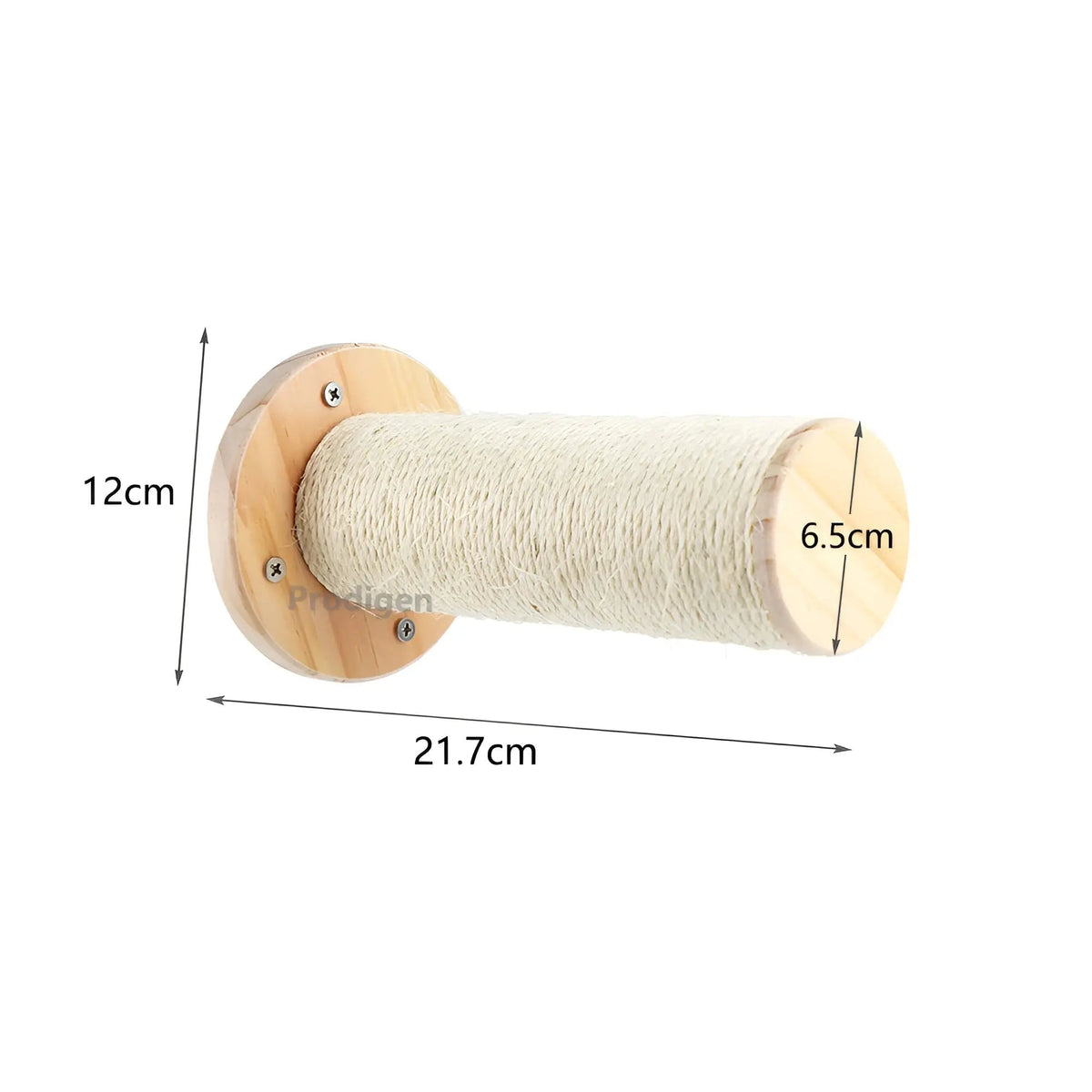 Drewniane Wandkletterbrett dla Kotów z Kratzsäule – Aktywny Element Dekoracyjny, 100 cm x 30 cm, Naturalny Kolor 7