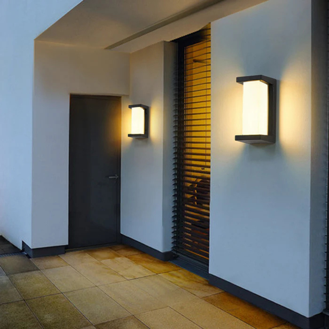 Eko Lampa ścienna zewnętrzna – czujnik ruchu, energooszczędne oświetlenie zapewniające bezpieczeństwo i styl – Lampy zewnętrzne 4