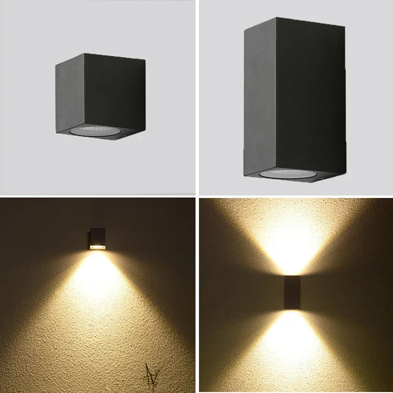 Inteligentna lampa ścienna zewnętrzna Seralyn – minimalistyczny design, wodoodporność IP65, energooszczędne oświetlenie – Lampy zewnętrzne 6