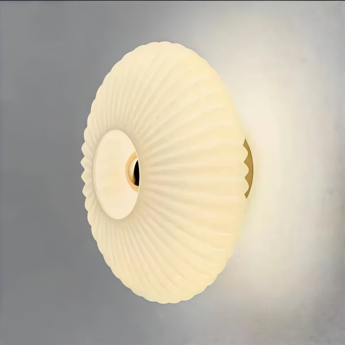 Kinkiet Ścienny LED Enchantaray w Stylu Nordic Bauhaus, Elegancki Falisty Design do Sypialni i Salonu 2