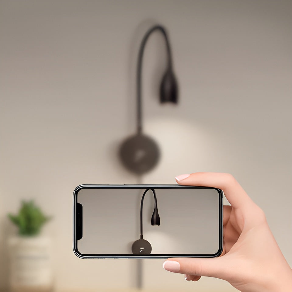 Kinkiet Ścienny TouchGlow 2 w 1 z Ładowarką USB – Bezprzewodowe Oświetlenie do Sypialni i Salonu 5