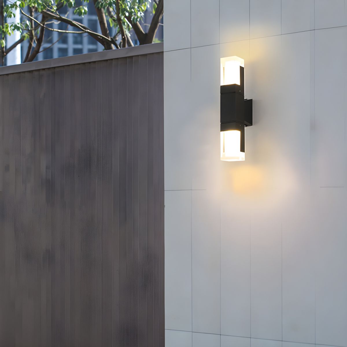 Kinkiet zewnętrzny LED z aluminium – Wodoodporny, nowoczesny design do ogrodu i tarasu | Eleganckie oświetlenie zewnętrzne 6