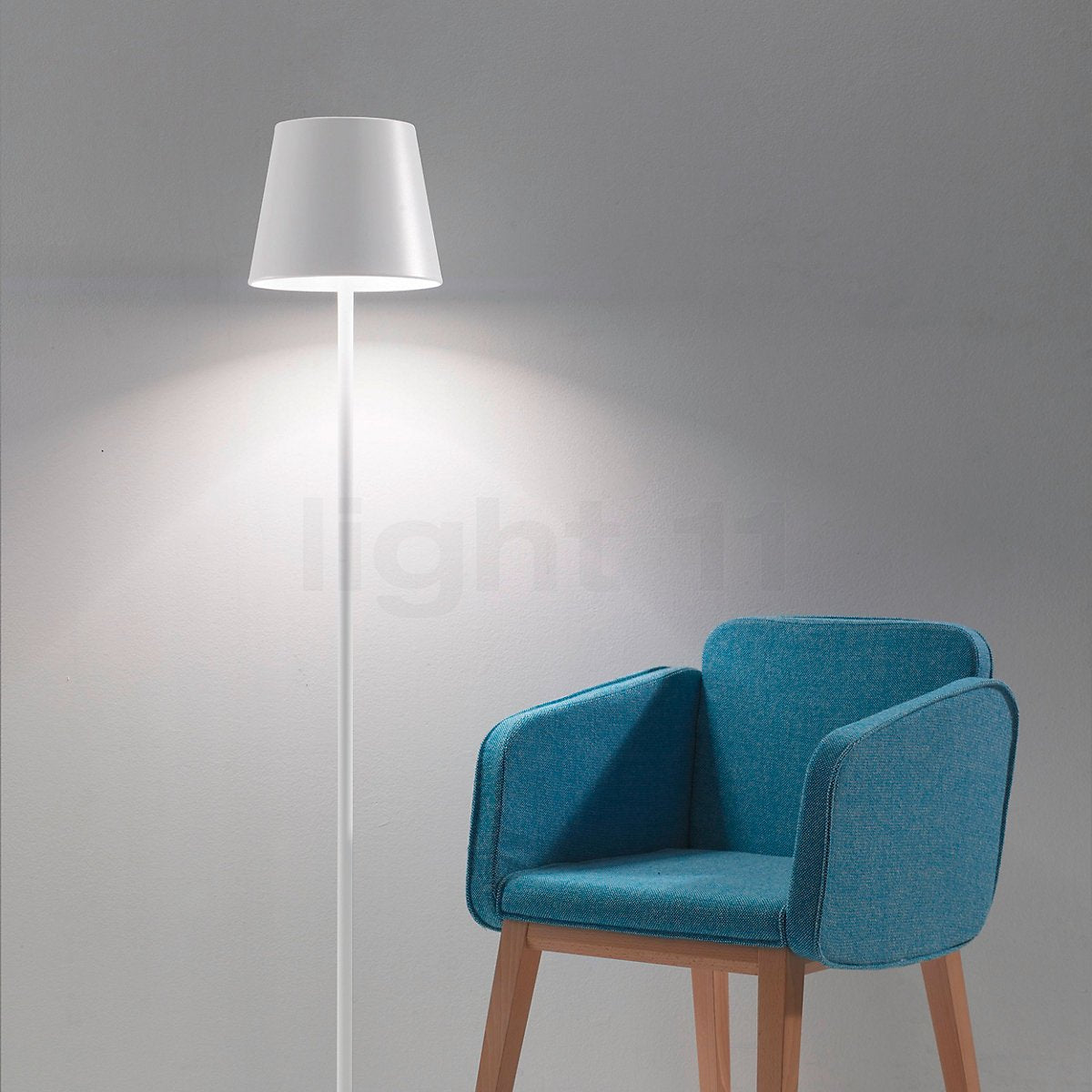 Lampa Podłogowa Czarna LED z Regulowaną Wysokością – Nowoczesna Lampa Stojąca do Wnętrz, Wodoodporna IP54 5