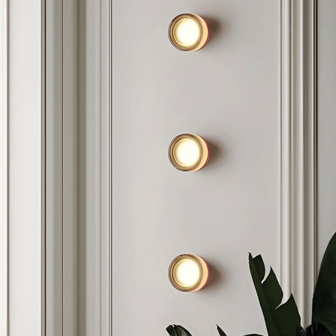 Lampa Ścienna Dimple LED z Akrylu i Aluminium – Nowoczesny Kinkiet Ścienny do Wnętrz, Miękkie Światło 2