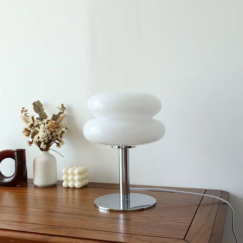 Lampa Stołowa Bezprzewodowa w Stylu Vintage Bauhaus, Dimmowalna, 29,5 cm – Lampy Stołowe do Salonów 4