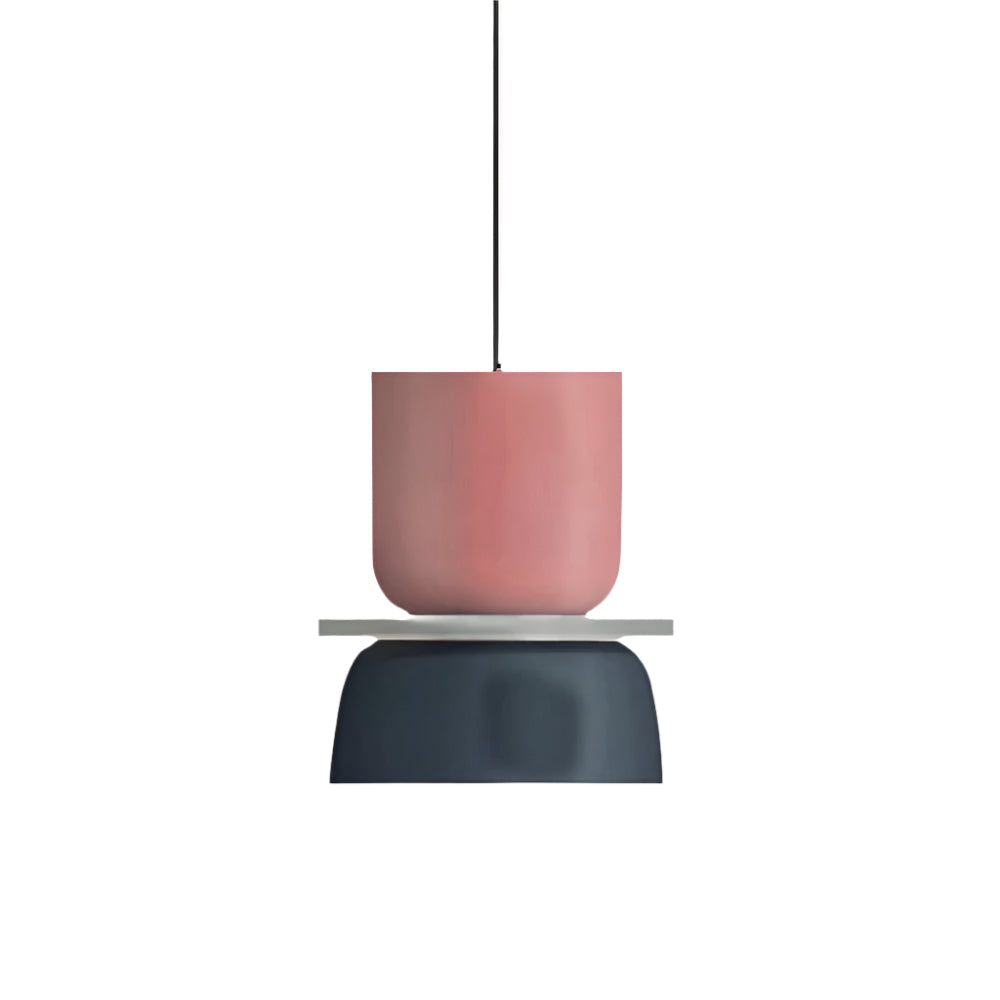 Lampa Wisząca w Stylu Skandynawskim z Pastelowymi Kolorami – Okrągła Lampa do Salonu i Nad Stół z Technologią LED 10