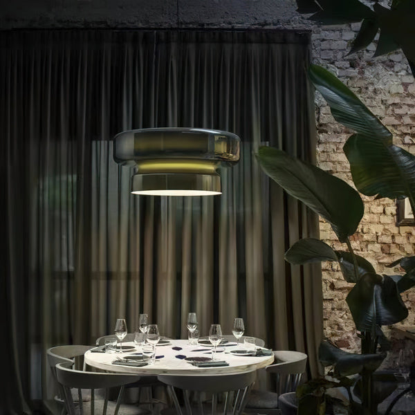 Lampa Wisząca z Ręcznie Dmuchanego Szkła – Elegancka Lampa do Salonu, Subtelne Oświetlenie, Unikalny Design 7