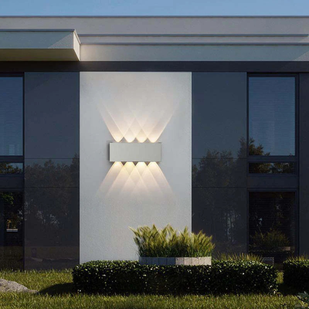 Lampa ścienna Stralix – elegancka lampa LED do użytku wewnątrz i na zewnątrz, wodoodporna i energooszczędna 10