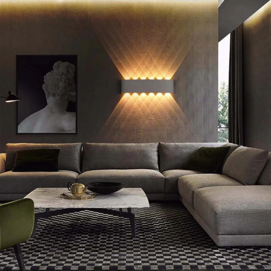 Lampa ścienna Stralix – elegancka lampa LED do użytku wewnątrz i na zewnątrz, wodoodporna i energooszczędna 5