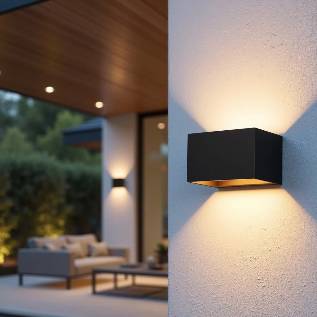 Lampa zewnętrzna Nexus z czujnikiem – wodoodporna konstrukcja LED, automatyczne oświetlenie zapewniające bezpieczeństwo – Oświetlenie zewnętrzne 4