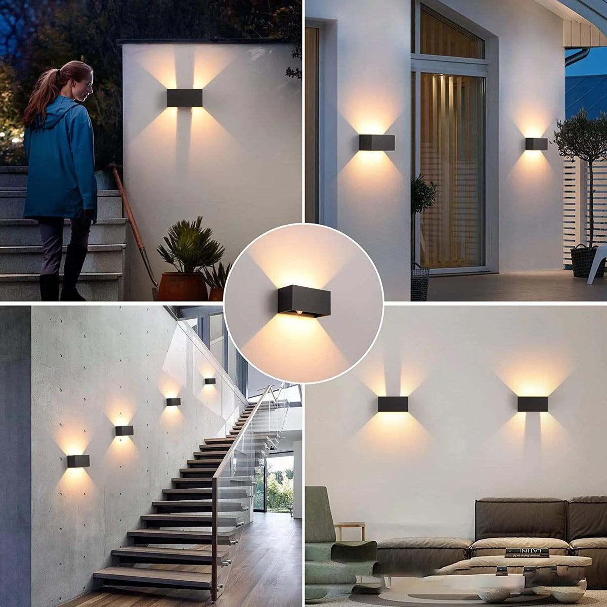Lampa zewnętrzna Nexus z czujnikiem – wodoodporna konstrukcja LED, automatyczne oświetlenie zapewniające bezpieczeństwo – Oświetlenie zewnętrzne 6