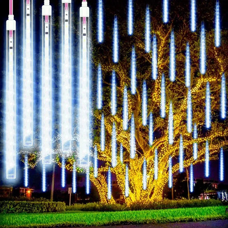Luksusowe oświetlenie LED Waterdrupel – Magiczne krople meteorytów do dekoracji 1