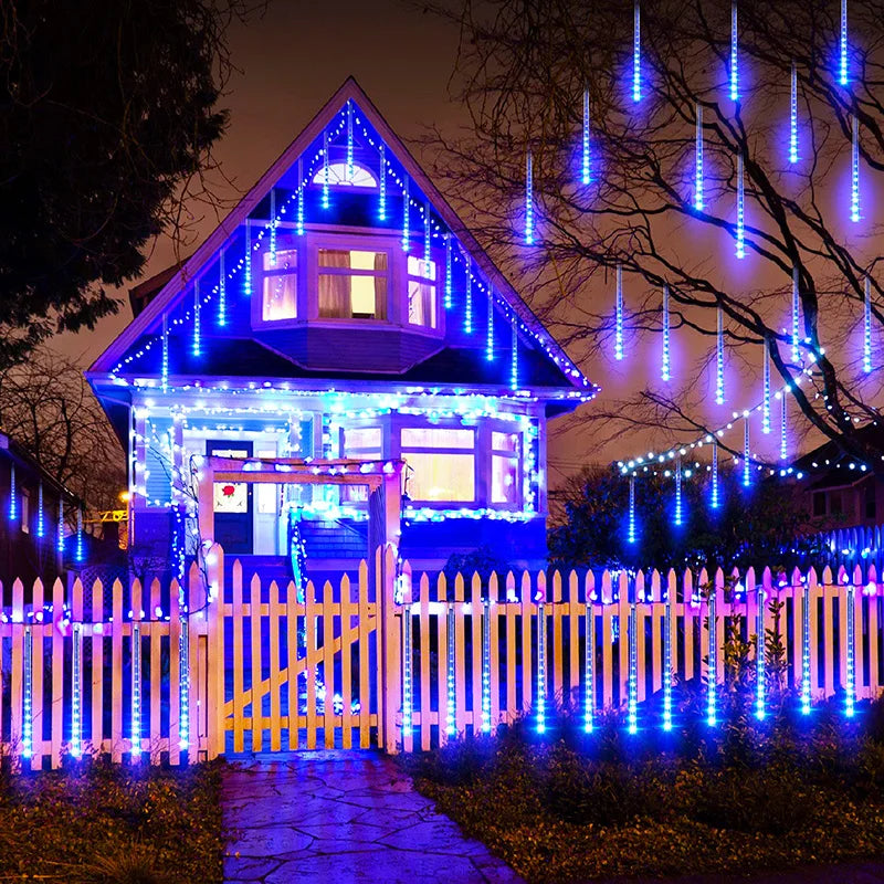 Luksusowe oświetlenie LED Waterdrupel – Magiczne krople meteorytów do dekoracji 4