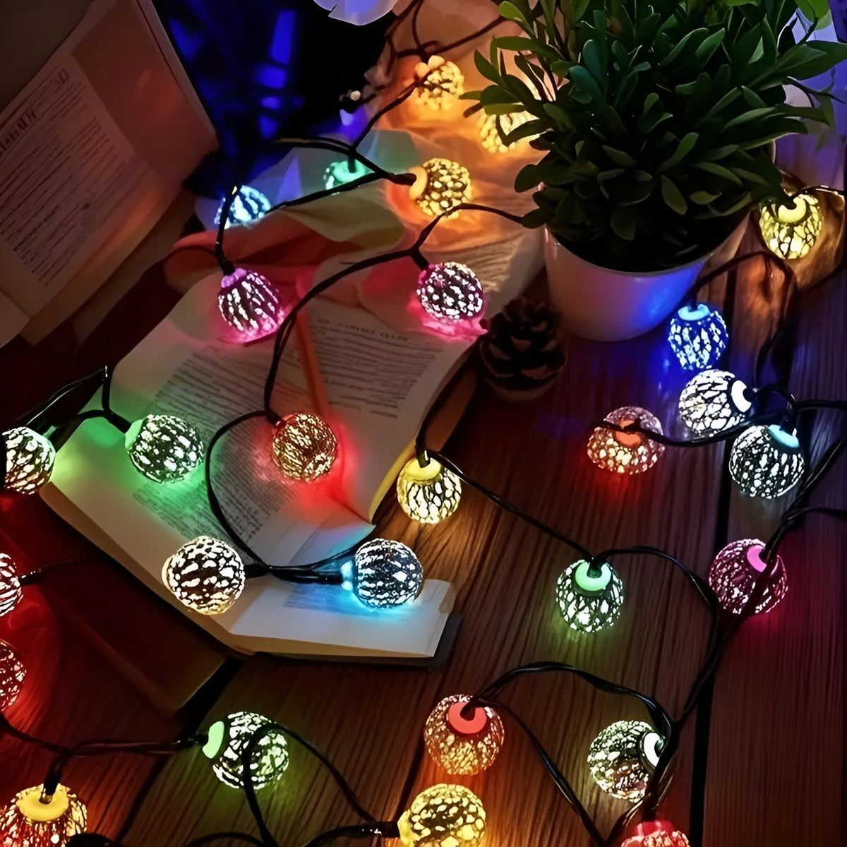 Misty Colorful LED Garden Lanterns – Atmospheric Solar Lighting for Outdoor Relaxation | Lampy Solarne Ogrodowe 2