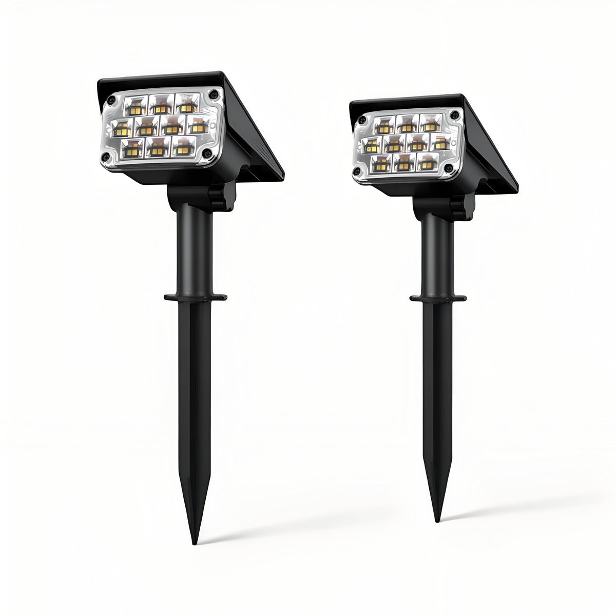 Nowoczesna lampa ogrodowa LED – Wodoodporna lampa słupek z czujnikiem zmierzchu, idealna do ogrodu i na taras 0