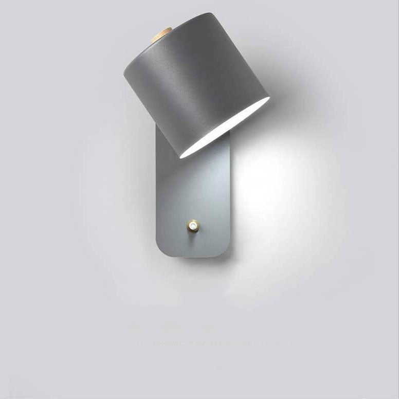 Nowoczesny Kinkiet Ścienny z Obrotową Głowicą - Lampa na Ścianę do Salonu i Sypialni, Wielokolorowa 9