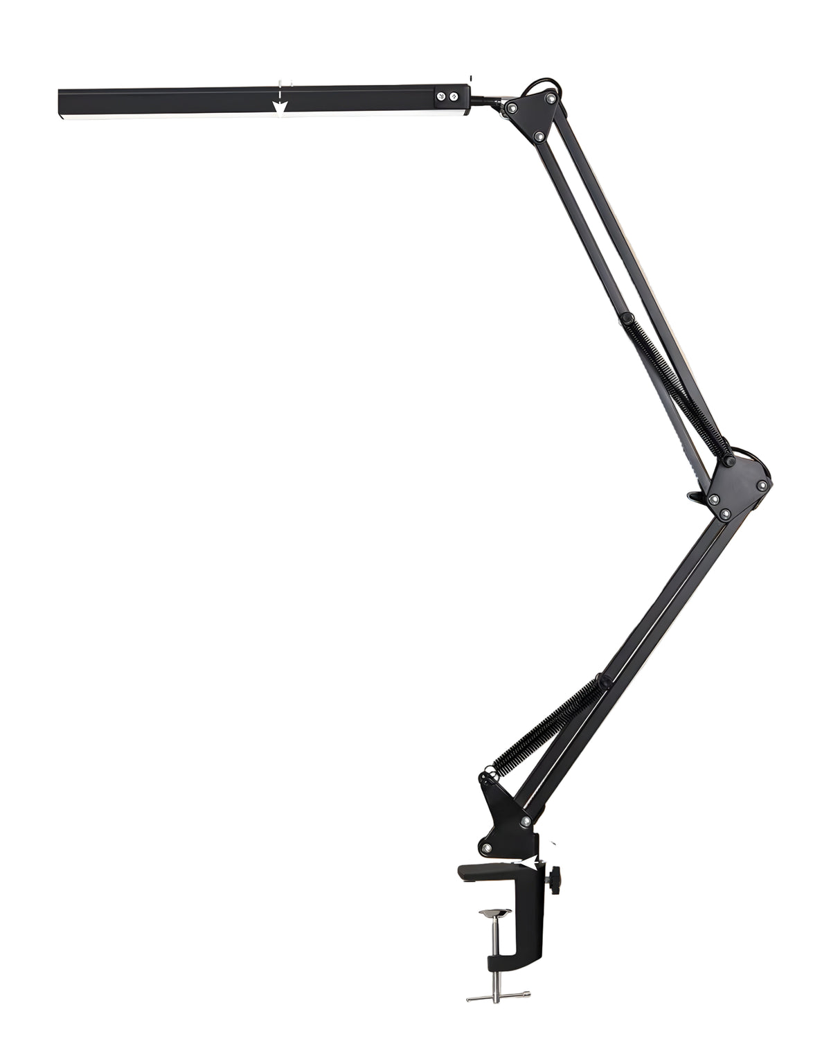 Lampa biurkowa LED z regulowanym ramieniem – 5 trybów i 11 poziomów jasności, idealna do pracy i nauki