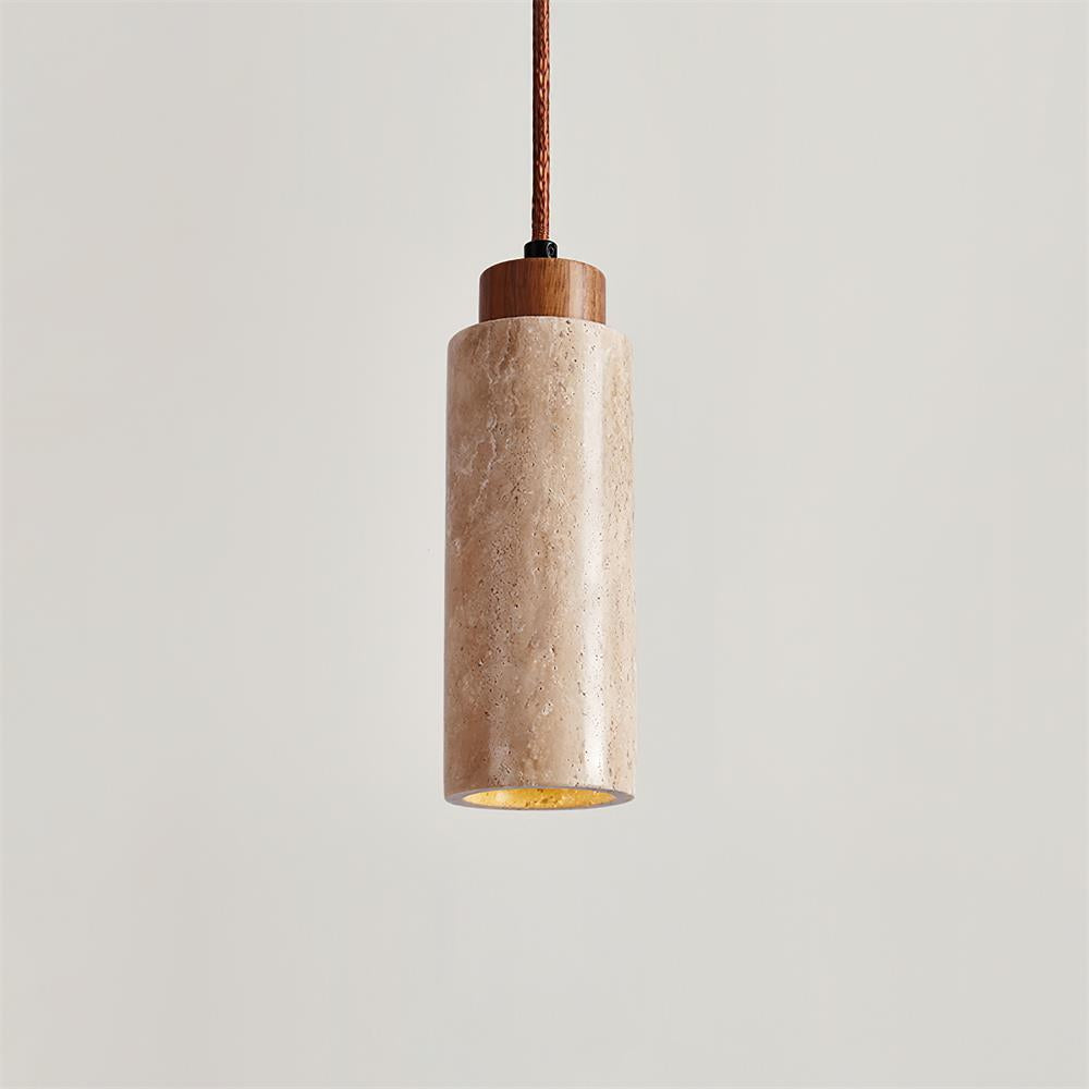 Tawilo Lampa Wisząca – Naturalny Trawertyn i Nowoczesny Design 0