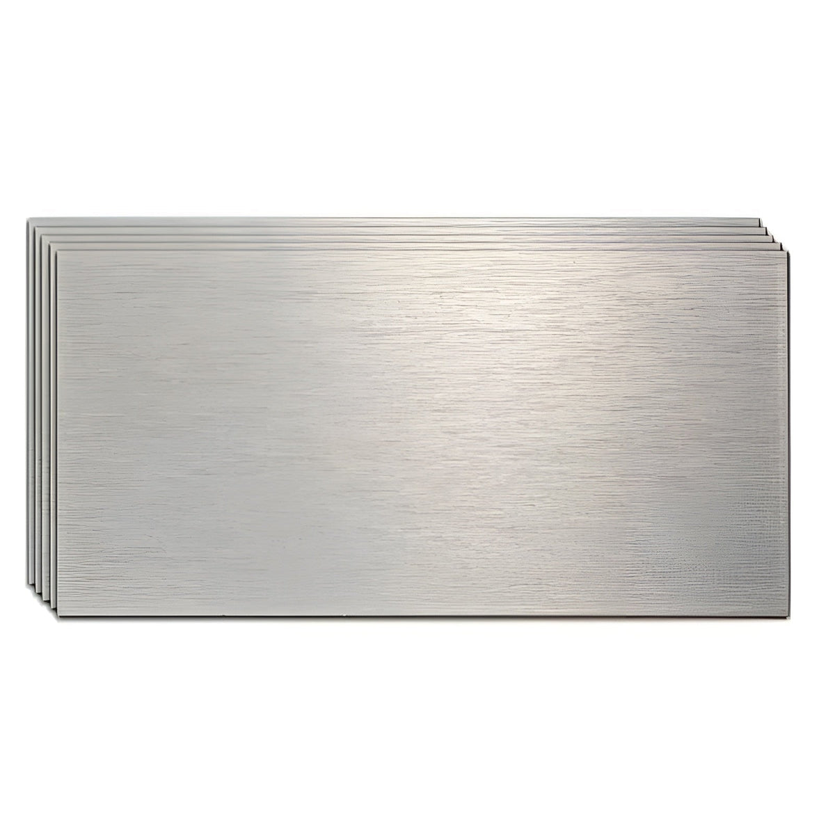 Srebrne metaliczne płytki dekoracyjne