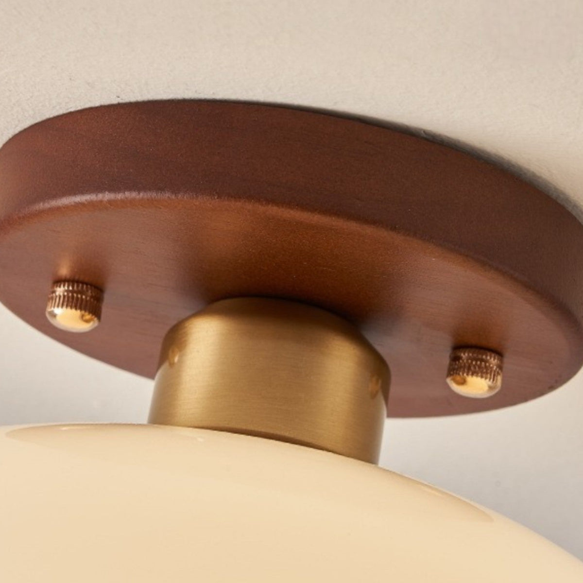 Bauhaus Kremowa Lampa Sufitowa do Sypialni – Nowoczesny Minimalistyczny Design z Ciepłym Światłem LED [lampa sufitowa] 4
