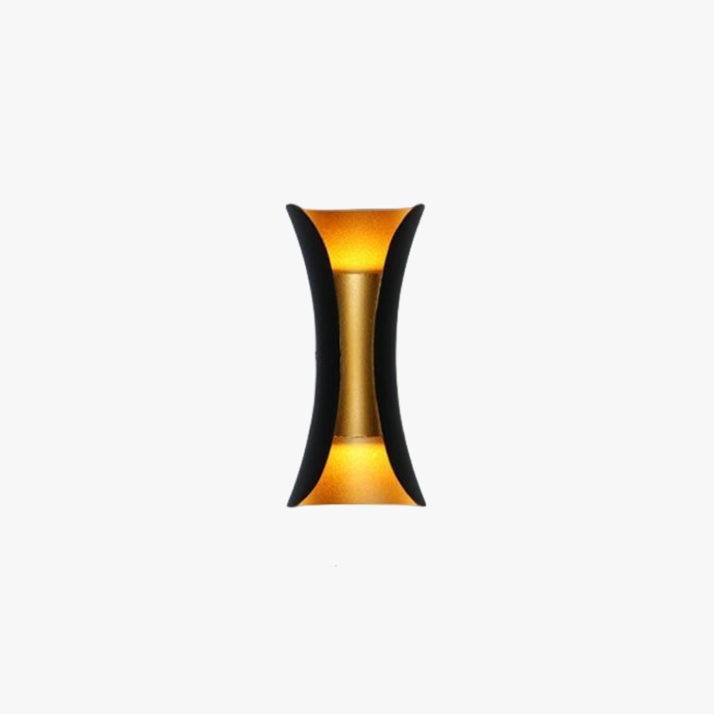 Lampa ścienna LED – widok z przodu