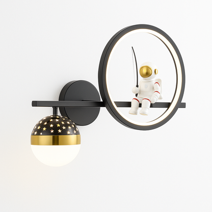 Lampa ścienna w kształcie gwiazdy do pokoju dziecięcego – Ciepłe białe światło, nowoczesny design