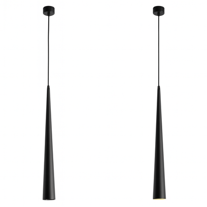 Nowoczesna Lampa Wisząca LED z Aluminiowym Stożkiem – Stylowa Lampa do Salonu, Jadalni i Kuchni, Regulowane Oświetlenie