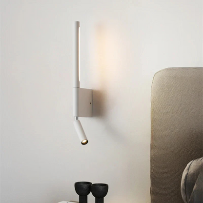 Czarny Kinkiet Ścienny LED – Minimalistyczna Lampa na Ścianę do Salonu i Sypialni 2