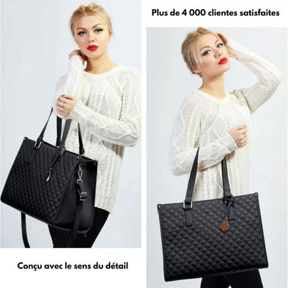 Elegancka Torba na Zakupy 2 w 1 z Izolowaną Komorą – Duża Pojemność i Stylowy Design do Pracy i Podróży 1