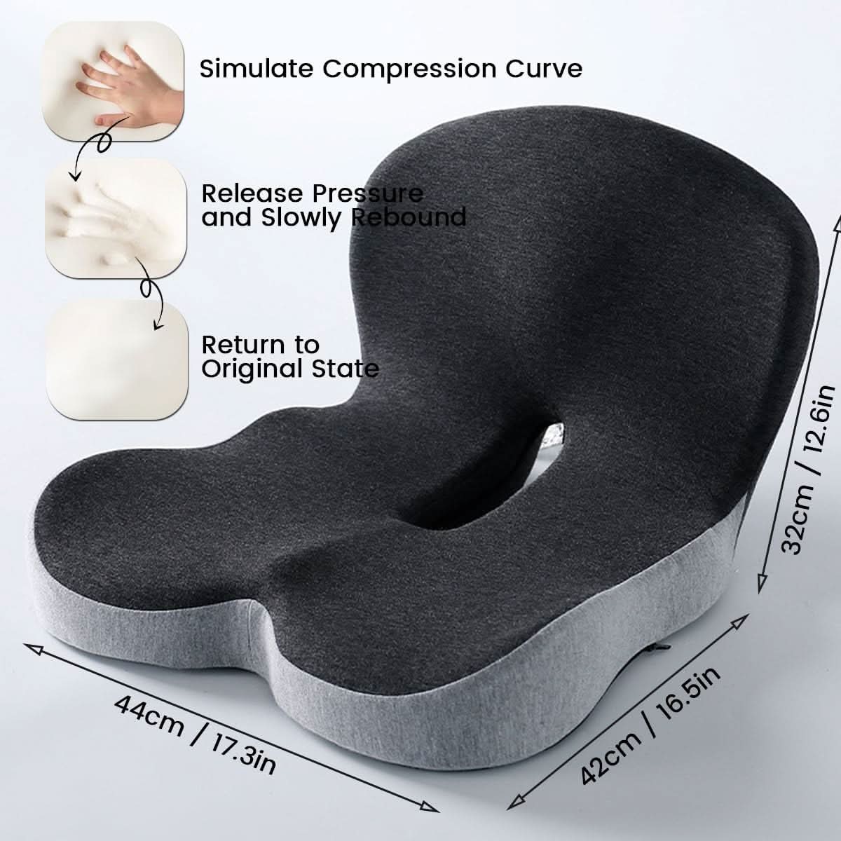 Poduszka memory foam na fotel samochodowy