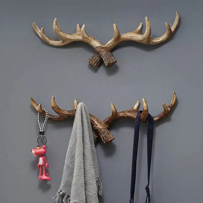 Harmonijny Wieszak Hookler na Ubrania – Stylowy Design z Poroża do Przedpokoju [wieszak na ubrania] 6