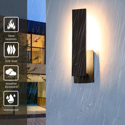 Kinkiet zewnętrzny Simplicity – minimalistyczny design, wodoodporny aluminium do ogrodu 4