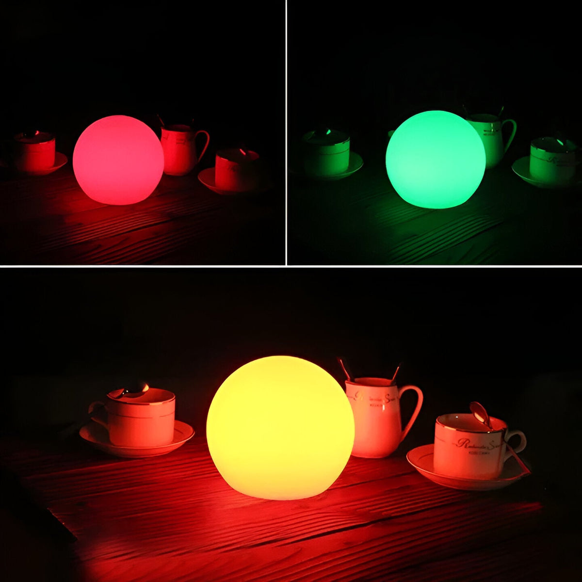 Kula Nowoczesna Lampa Stołowa – Bezprzewodowa i Kolorowa Lampka Nocna do Sypialni i Salonu [lampa stołowa] 8