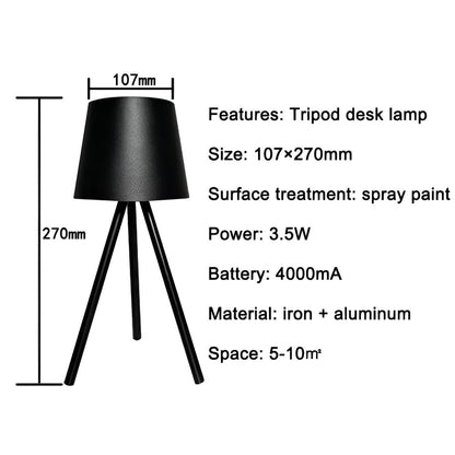 Lampa Biurkowa LED Bezprzewodowa z Eleganckim Designem – Nowoczesna Lampka na Biurko do Domu i Biura 6