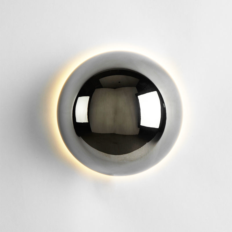 Lampa Ścienna Bauhaus z Rondej Szkła – Minimalistyczny Kinkiet Ścienny do Nowoczesnych Wnętrz z Ekologicznym Źródłem Światła 6