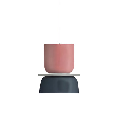 Lampa Wisząca w Stylu Skandynawskim z Pastelowymi Kolorami – Okrągła Lampa do Salonu i Nad Stół z Technologią LED 10