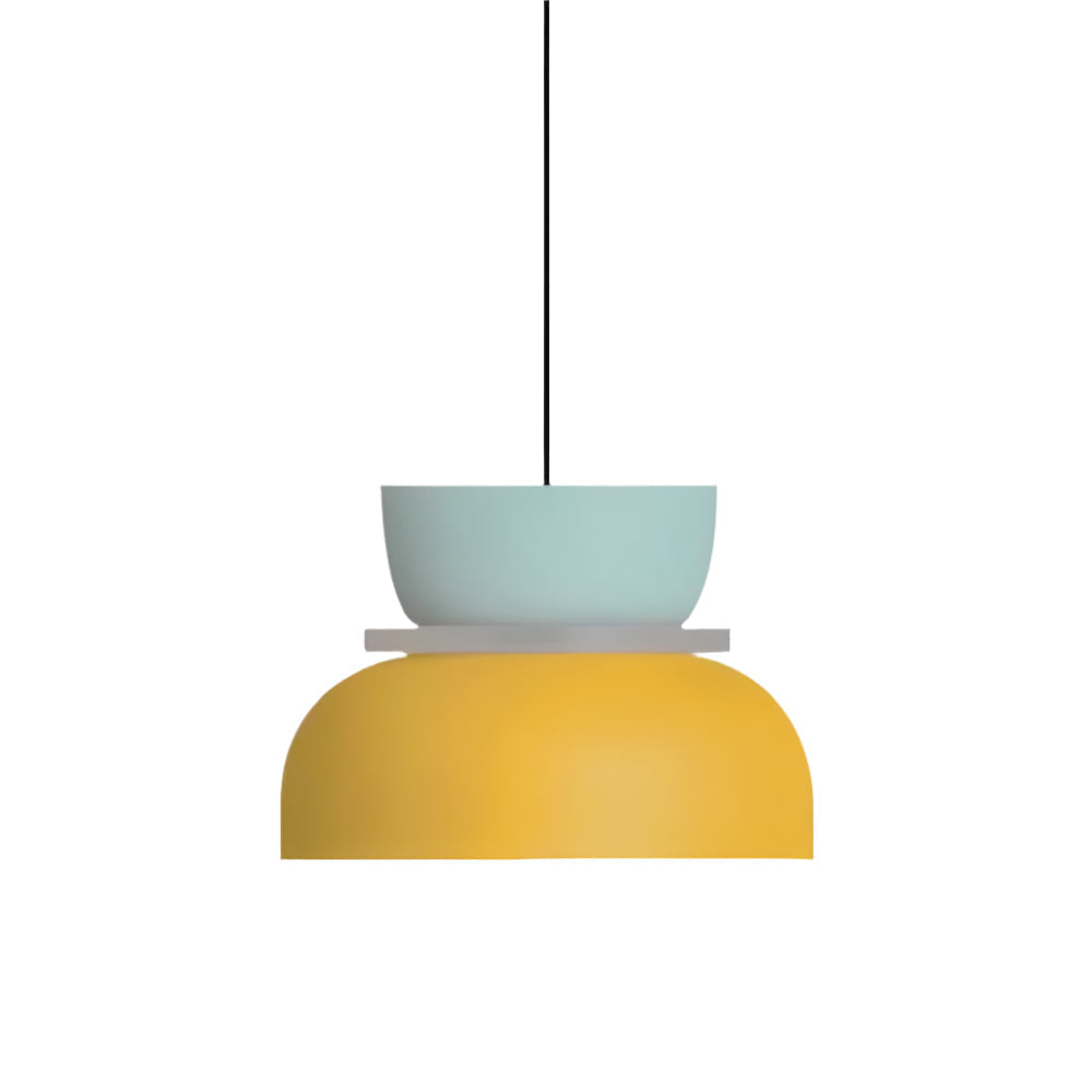 Lampa Wisząca w Stylu Skandynawskim z Pastelowymi Kolorami – Okrągła Lampa do Salonu i Nad Stół z Technologią LED 12