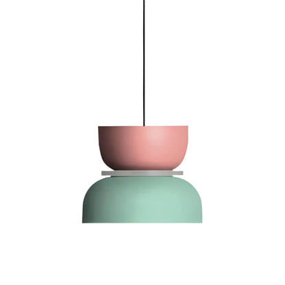 Lampa Wisząca w Stylu Skandynawskim z Pastelowymi Kolorami – Okrągła Lampa do Salonu i Nad Stół z Technologią LED 9