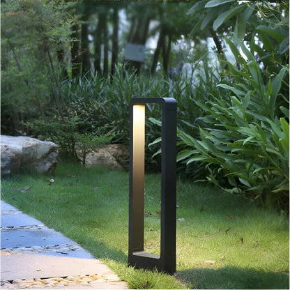 Lampa ogrodowa H Lampa zewnętrzna LED – solidna konstrukcja z efektywnym oświetleniem na przytulne wieczory [lampa ogrodowa] 0