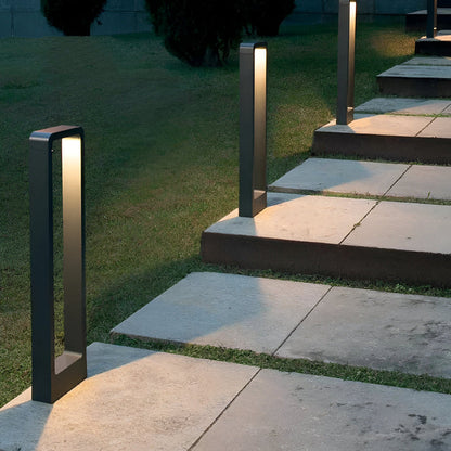 Lampa ogrodowa H Lampa zewnętrzna LED – solidna konstrukcja z efektywnym oświetleniem na przytulne wieczory [lampa ogrodowa] 3