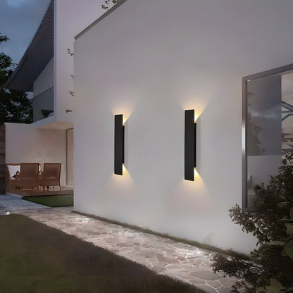 Lampa ścienna LED z aluminium – Wodoodporna lampa na zewnątrz, energooszczędna i nowoczesna do ogrodu 4