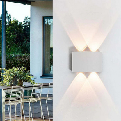 Lampa ścienna Stralix – elegancka lampa LED do użytku wewnątrz i na zewnątrz, wodoodporna i energooszczędna 2