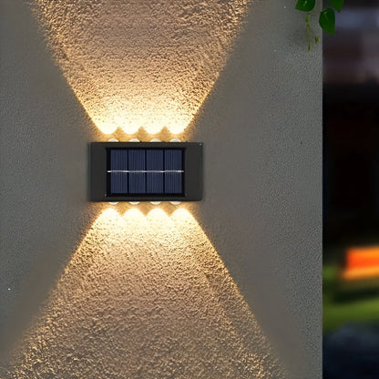 Lampa ścienna zewnętrzna Rætta – zasilana energią słoneczną, wodoodporna lampa ogrodowa [lampa ścienna zewnętrzna] 0